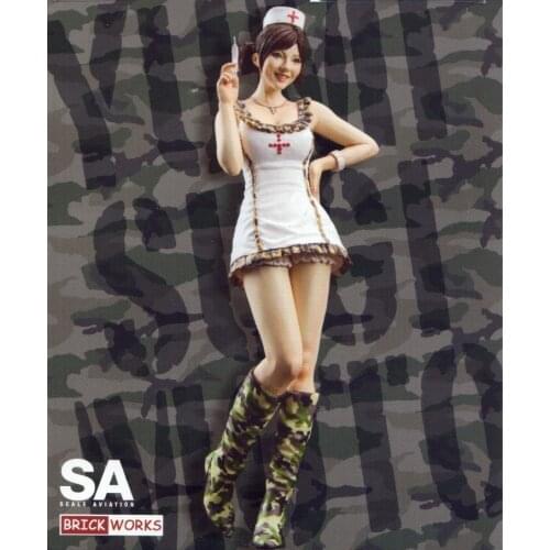Resin Figue Kit 1/20 Ma.K Girl in Nurse Dress Unpainted Figure Model Kit