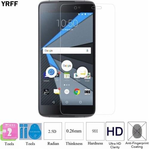 2PCS 2.5D 0.25mm 9H Tempered Glass Screen Protector Protective Film For BlackBerry K50 K60 K70 Free Tools