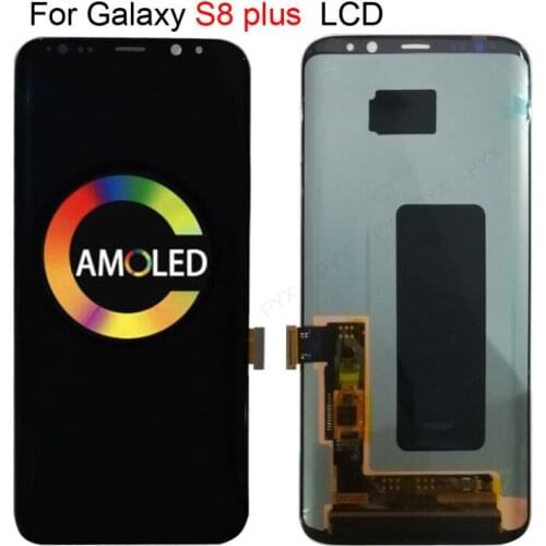 OLED LCD with frame for Galaxy S8 plus G955 G955F Touch Screen Digitizer For galaxy S9 Plus LCD G960 G965 complete