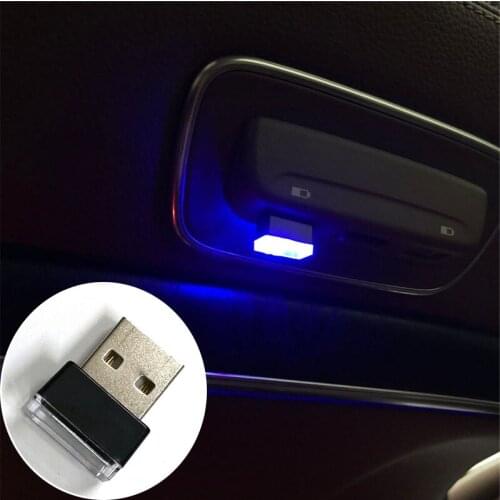 1pcs Car-Styling USB Atmosphere LED Light Case for Daewoo Matiz Nexia Nubira Sens Tosca Winstorm