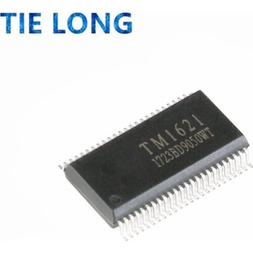 10pcs/lots TM1621 SSOP48 RAM mapping 32*4 LCD driver chip dense pin