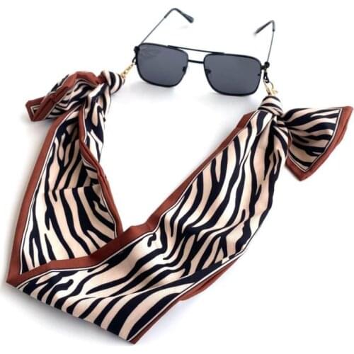 Bohemia European And American style Dual-purpose Rope Glasses Chain Mask Lanyard Silk Scarf Ribbon Mask And Glasses Lanyard