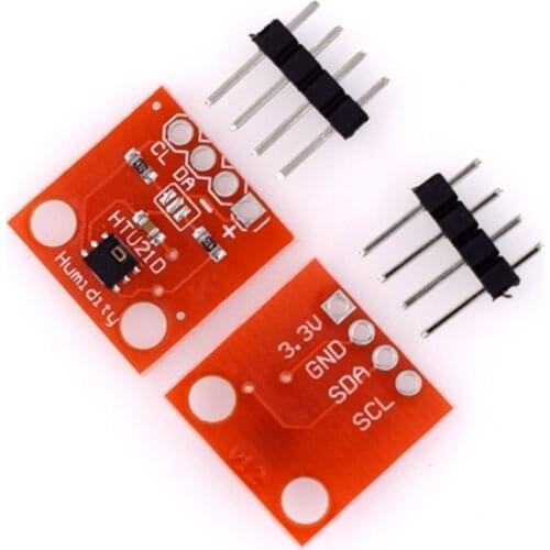 Temperature Humidity Sensor GY-213V-HTU21D HTU21D I2C Replace SHT21 SI7021 HDC1080 Module
