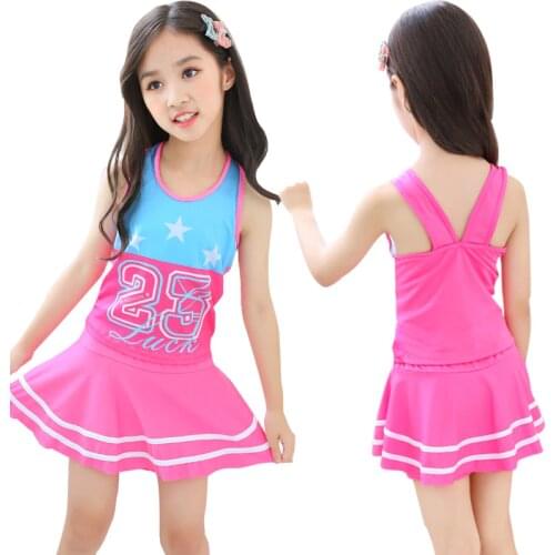 Children Swimwear Cute Girls Summer Swimsuit One Pieces Swim Skirt Suits Kids Bathing Suits Princess Kids Beach Dress Beachwear