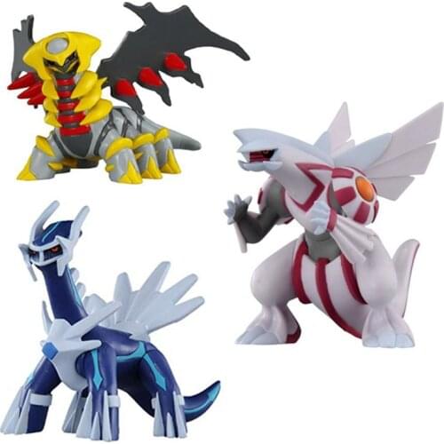 Hot Cartoon Toys Giratina Dialga Palkia Pokemones Action Figure Toys Anime Pokemoned Figure Dolls Collection Toys Gifts for Kids