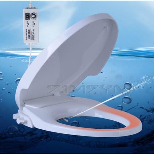 T605 Bidet Heating U/V Type toilet cover seat slow close PP Material Female Washing Self-cleaning nozzles wc lid 110V-220V