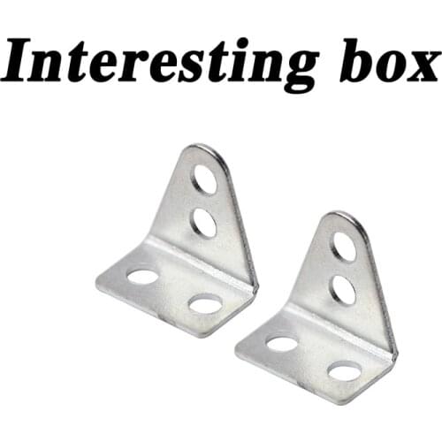 L-shaped iron shaft bracket small shaft bracket DIY toy axle fixing technology production materials a pack of 40