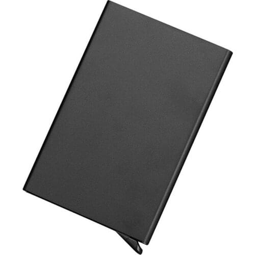 New Fashion Bank Credit Card Package Holder Business Card Case Gift Card Box Aluminum Alloy Porte Carte Bancaire