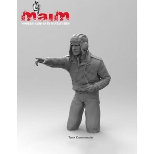 New Unassembled 1/16 Soviet T-72 Tank Commander Resin Kit DIY Toys Unpainted resin model