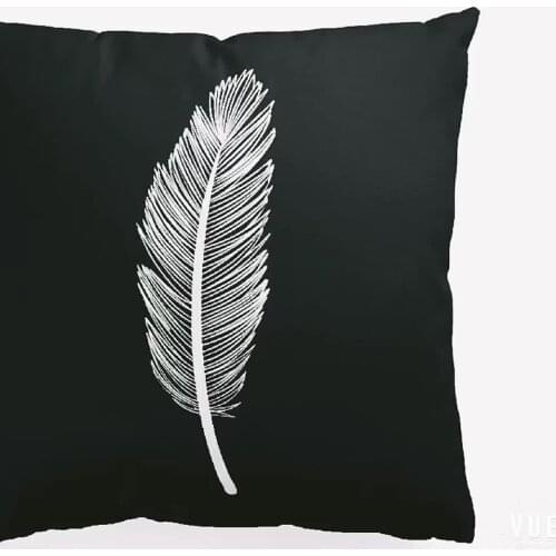 Wholesale customized Fashion Nordic White black design hot selling throw pillow covers