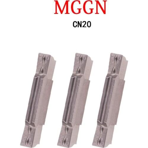 MGGN MGGN300-02-M CN20 MGGN400 10PCS Carbide Grooving Inserts Lathe MGGN CNC Cutting Turning Tool