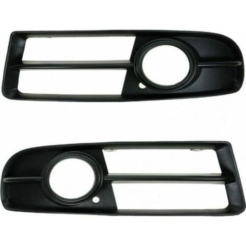 Professional L/R Fog Light Grill Bezel Replacement 8E0807681F 8E0807682F Car Accessories for Audi A4 B7 05-08 Sports