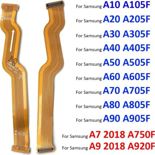 Main Board Motherboard Connector Flex Cable For Samsung A10 A20 A30 A40 A50 A60 A70 A80 A90 A7 2018 A750F A920F A21s A31 A51 A71