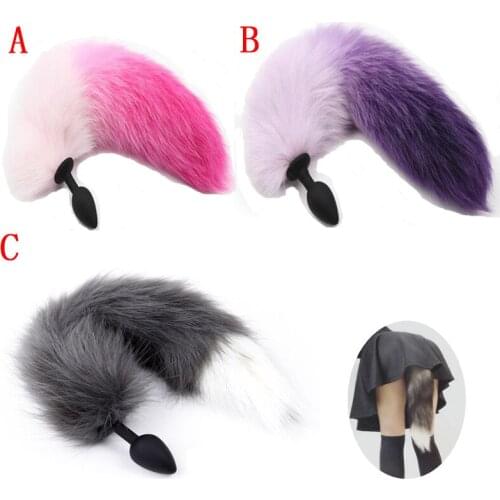 High Quality Silicone Butt Plug Fox Tail Anal Sex Toys For Women Gays Adult Games Sex Products Cosplay Erotic Toys