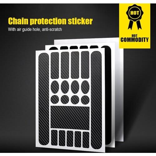 Bicycle Protective Sticker Scratch Resistant Mountain Bike Frame Front Fork Protective Film Chain Frame Safety Tape Protector