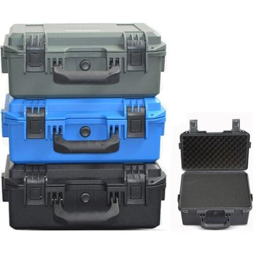 Protective Safety Instrument Tool Box Plastic Storage Toolbox Outdoor Shockproof Box File Box Equipment Camera Case w Foam
