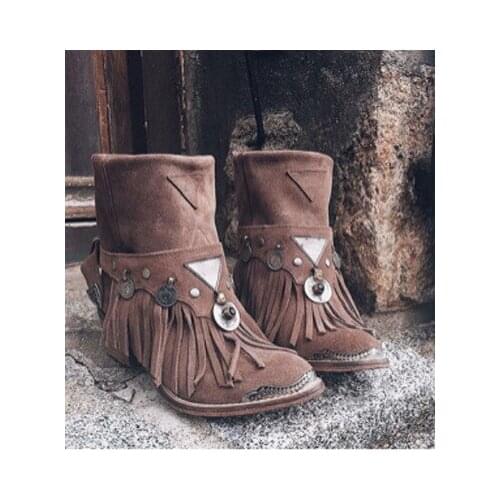 WoMens Medieval Leather Shoe Middle Ages Ankle Boots Victorian Renaissance Boot Shoes