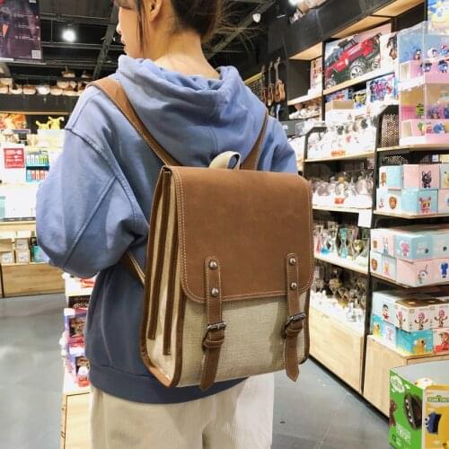 Female Backpacks for Women 2020 Korean Harajuku College Backpack Japanese School Bags Large Capacity Vintage Casual Bags Girls