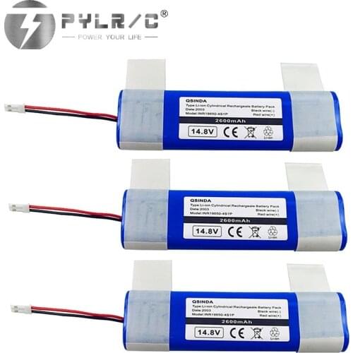 1/2/3Pcs Upgrade Rechargeable Battery For ILIFE V3s V5s V8s DF45 DF43 V3 X3 V50 V55 V5Lpro 14.8V 2600mAh Robotic Cleaner Parts