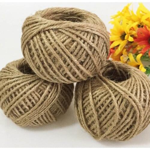 1mm -16mm Natural 100% Jute Twist Rope Eco-friendly Fancy Jute Thread for Diy Home Shop Decoration Handmade Basket Lamps Supply