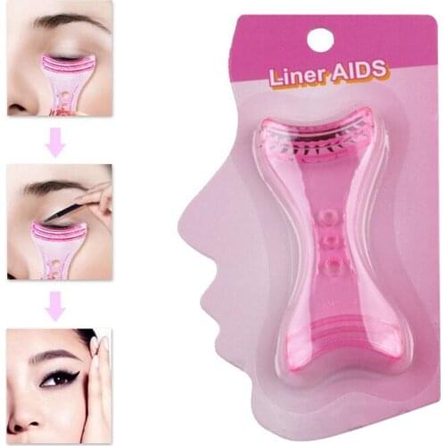 1 Pc Eye Makeup Easy Tool Eyeliner Guide Eye Convenient Device Helper Tool Draw Eye Liners Guide Card Mold Eyeliner Makeup Model
