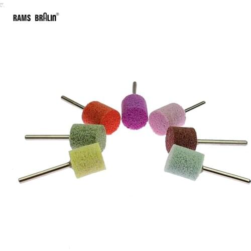 7 pieces Nylon Fibre Abrasive Point Non-woven Polishing Grinding Head Dremel Rotay Tools