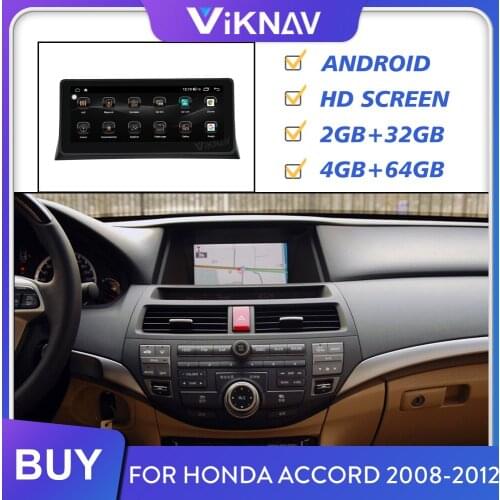 2din Car Radio for Honda Accord 2008-2012 Android Stereo Receiver Multimedia Player Head Unit Autoradio GPS Navigation Screen
