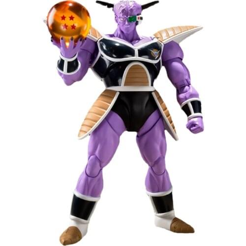 BANDAI SHF Anime Dragon Ball Z Frieza Ginyu Force Ginyu Captain PVC Collection Model Action Figure Toys Christmas Gifts Kids