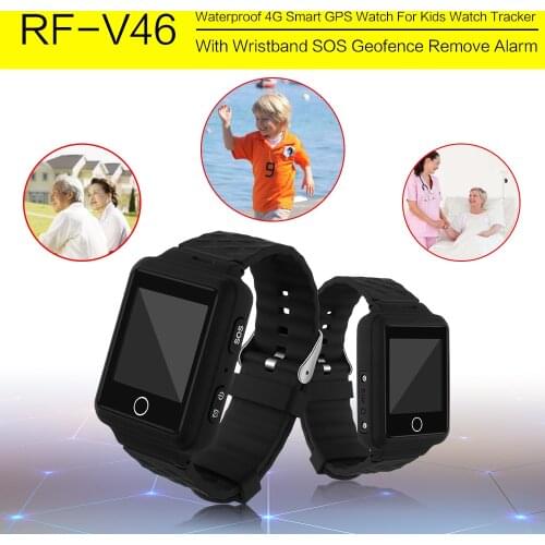 Childrens smart watch RF-V46 gps watch tracker real-time tracking emergency call voice chat setting geo-fence anti-lost device