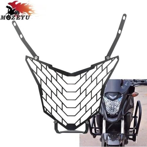 For HONDA CB 500X CB500X 2016-2018 2017 cb500x Motorcycle Headlight Protector Cover Grill stainless steel Accessories