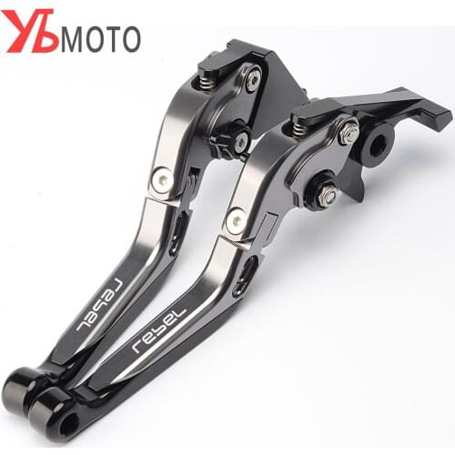Flash Deals Motorcycle CNC Brake Clutch Levers For Honda CMX 500/300 Rebel 2017-2019 2020 2021 Adjustable Extendable Foldable