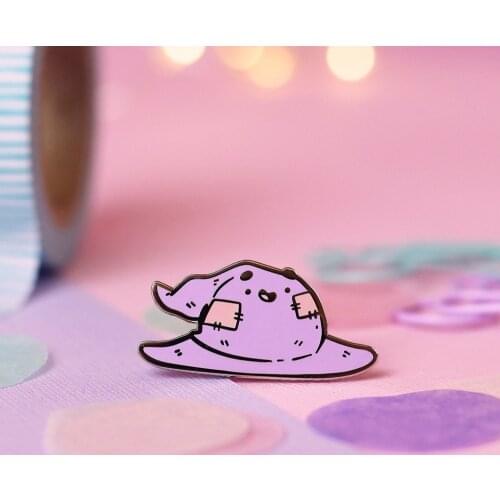 Kawaii Magic Witch Hat Enamel Pin cute Wizard Pastel Brooch Badge Cartoon Pins Jewelry Gift