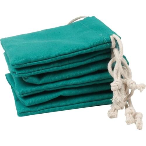 7X9 9X12 10X15 13X18 Natural Soap Packaging Pouch Jewellry Cotton Canvas Bags Candy Color Sachet 10Pcs/LotCan Personalized Logo