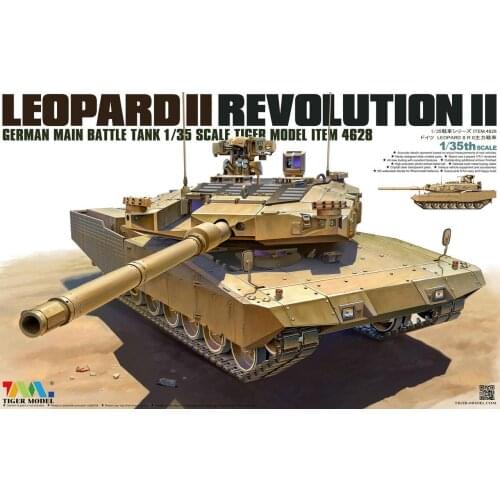 Tiger Model 1/35 4628 German Main Battle Tank Leopard II Revolution II