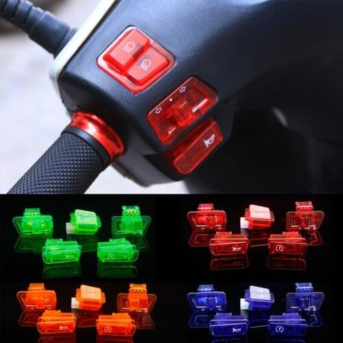 Motorcycle scooter headlight turn signal switch color electric modification button