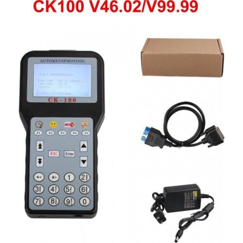 Newest CK100 CK-100 V46.02 V99.99 Auto Key Programmer Muti-Language With 1024 Tokens SBB Update Version Support Toyota G Chip