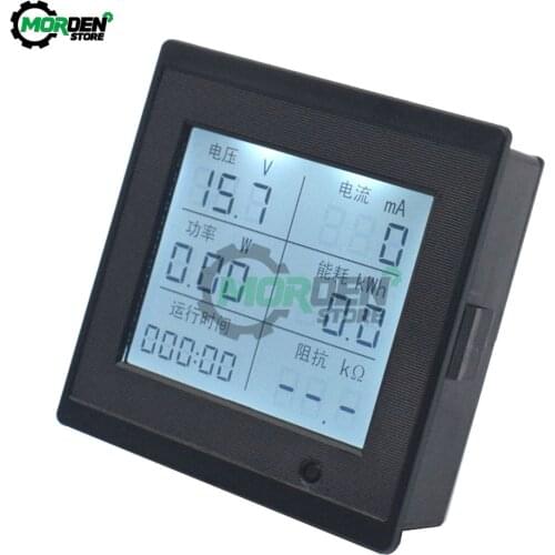 New 6-200V 20A Voltmeter Ammeter DC Electrical Instrument Tools Multi-function Meters Testers Dropship