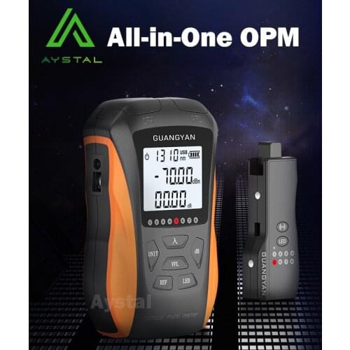 New 6-in-1 Optical Power Meter High Precision Rechargeable G8 Visual Fault Locator Network Cable Test Line Finder OPM