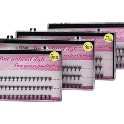 Volume Natural long False Eyelashes Professional Makeup 60 Pcs Clusters Eye Lashes Grafting Fake False Eyelashes