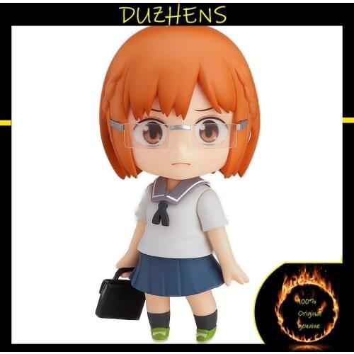 Original genuine Anime Chios School Road chio miyamo Q version figma PVC Action Figure Anime Figure Model Toys Figure Doll Gift