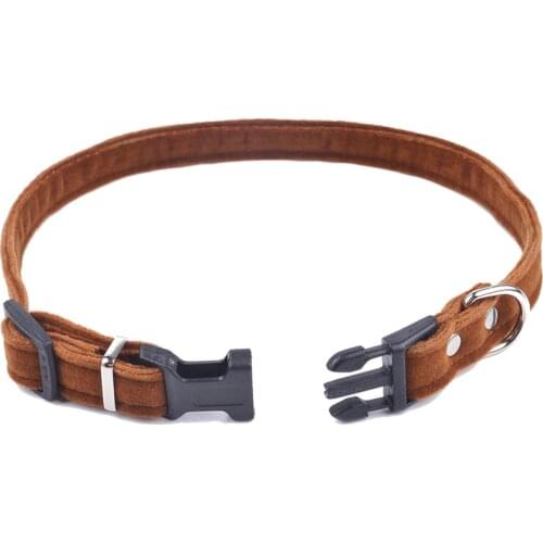 Soft Material Cat Collar Red Pink Brown Black Pu Leather Adjustable Puppy Pet Cat Necklace Pet Products For Animals