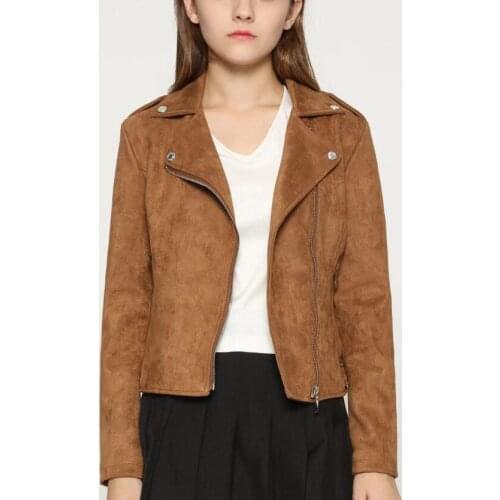 Женские модные кожаные куртки Overeal China At AliExpress