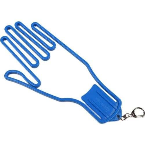 Plastic Golf Glove Holder with Key Chain Golfer Tool Keeper Rack Dryer Hanger