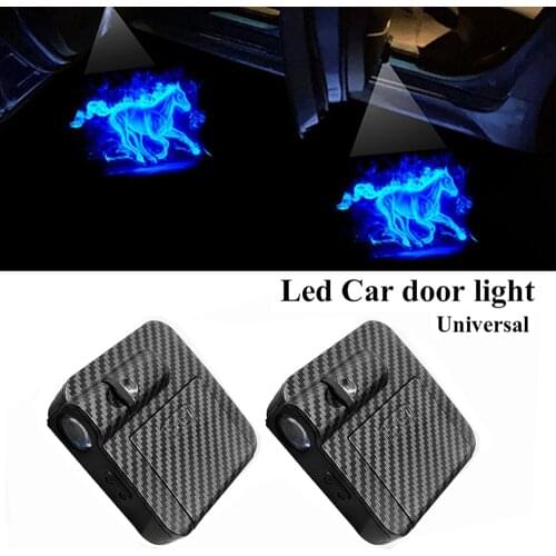 Led Door Light Logo Projector Ghost Shadow Lights Courtesy Welcome Lamp car accessories For Toyota Avalon Land Cruiser 2008-2018