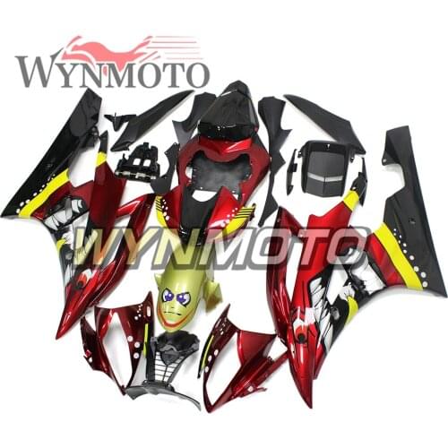 Complete ABS Plastic Injection Red Yellow Shark New Motorcycle Fairings For Yamaha YZF R6 Year 06 07 2006 2007 Body Frames