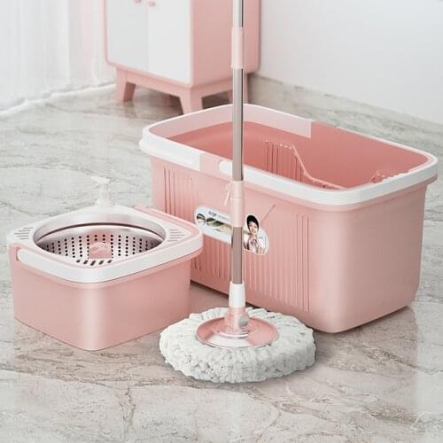 Wood Floor Mop Disposal Bucket Ultraclean Cleaner Easy Wring Accessories Mops Living Room Fregona Household Cleaning Tools DF50T