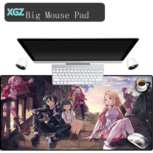 XGZ High Quality Rubber Gaming Accessories Mouse Pad Mat Keyboard Player Xxl Pc Mousepad Anime Mouse Pads Large Mats Game Gamer
