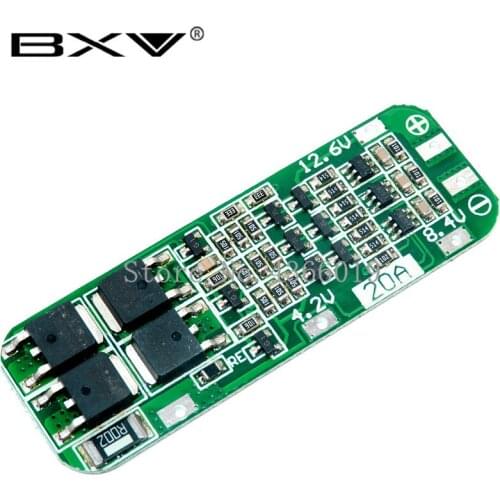 3S 20A Li-ion Lithium Battery 18650 Charger Protection Board PCB BMS 12.6V Cell Charging Protecting Module Enhanced Version