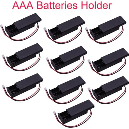 10pcs For micro:bit Battery Holder Case Cover Shell for 2pcs AAA Batteries 3V PH2.0 for Microbit Development Board Kids FZ3226