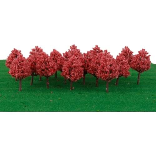 20 Cypress Model Trees 1:150 N Scale Building Park Garden Landscape Layout #B